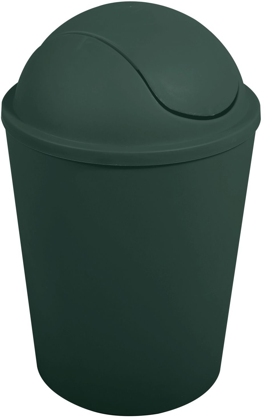 MSV výklopný koš Ako, tmavě zelený, plast, 5,5 l