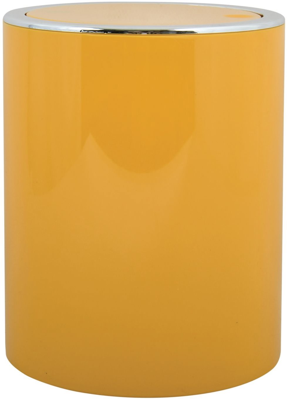 MSV výklopný odpadkový koš Kamaka, žlutý, plast, 6 l