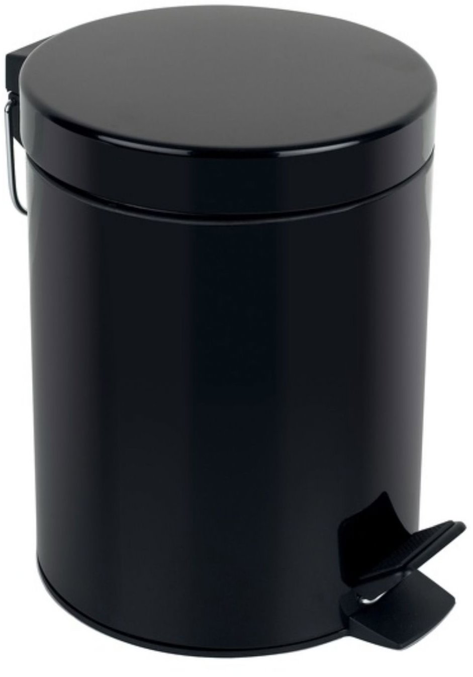 Spirella pedálový odpadkový koš Sydney, černý, ocel, 5 l