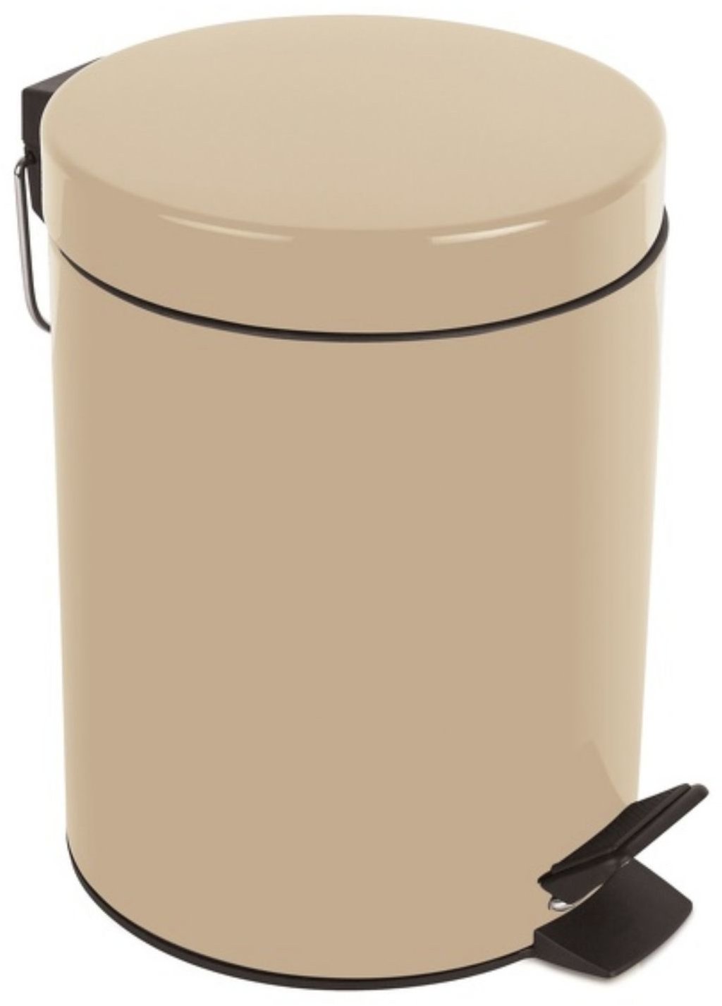 Spirella pedálový odpadkový koš Sydney, pískově béžový, ocel, 3 l