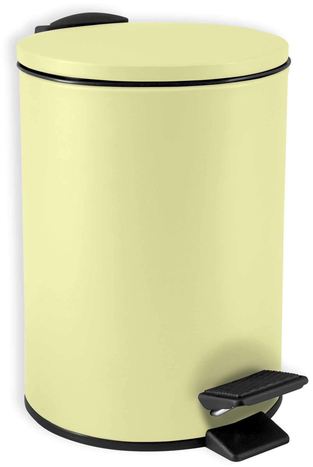 Spirella pedálový odpadkový koš Adelar, matný žlutý, ocel, 3 l