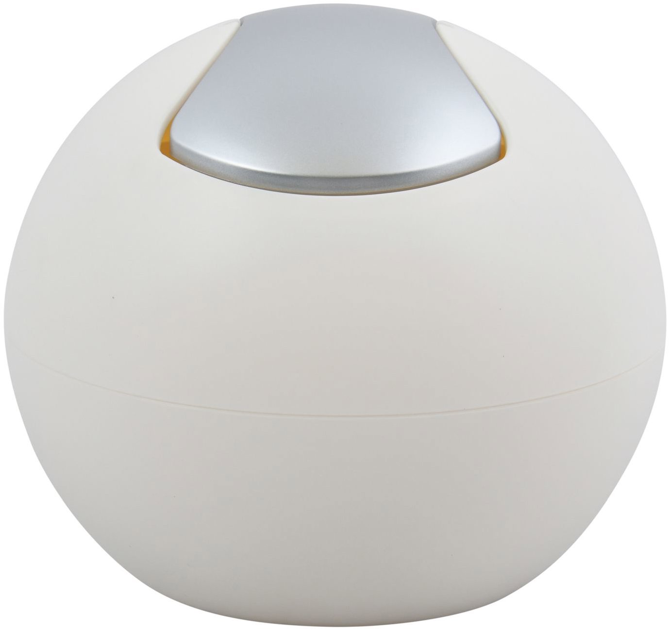 Spirella mini výklopný odpadkový koš Bowl Matt, matný bílý, plast, 1 l