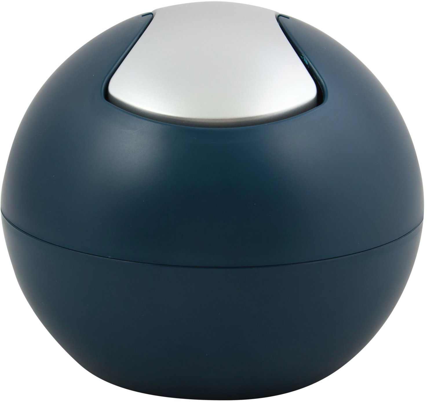 Spirella mini výklopný odpadkový koš Bowl Matt, matný petrolejový, plast, 1 l