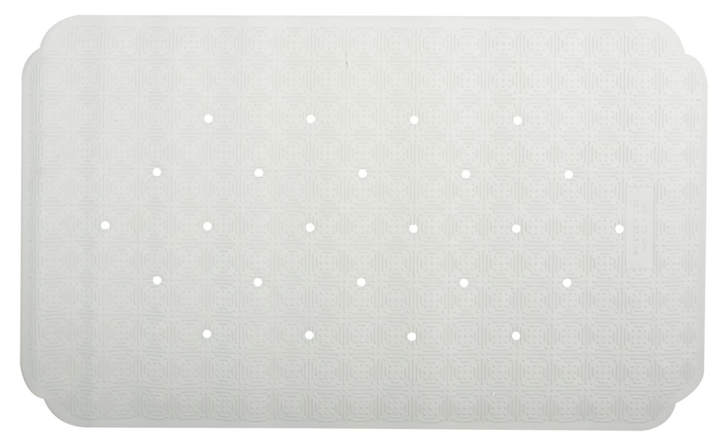Spirella protiskluzová podložka do vany Ruby, bílá, 70 × 40 cm