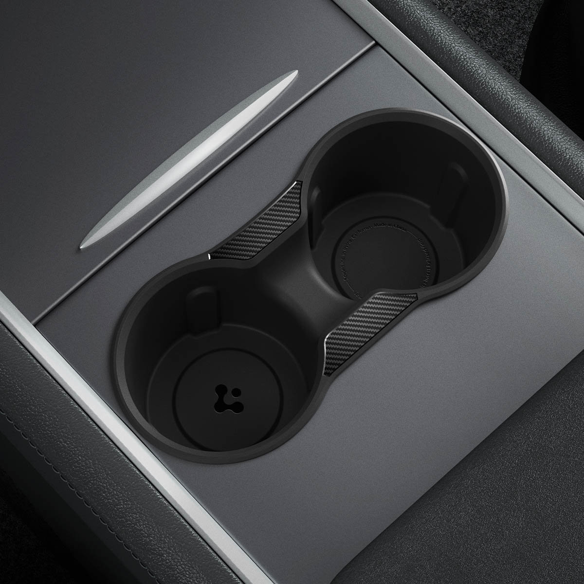 Spigen Tesla Center Console Cup Holder Insert Relaxed Grip Tesla Model Y/3