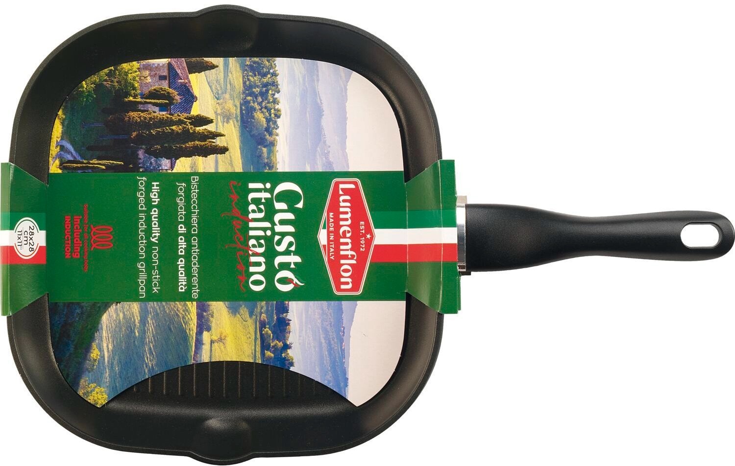 Gastro Gusto Italiano Grilovací pánev, 40 × 280 × 280 mm