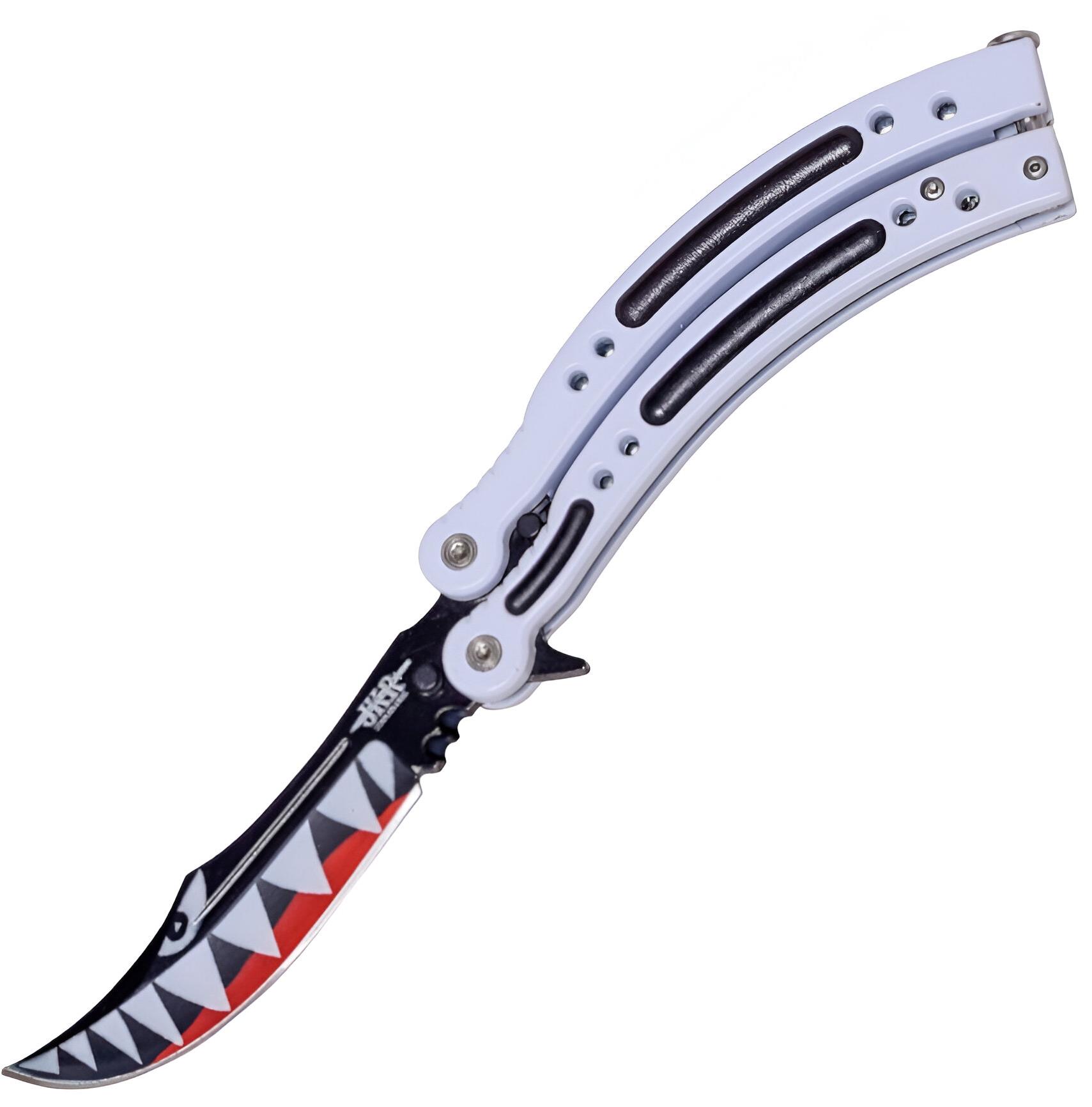 JKR Motýlek, 10 cm, Counter Strike GO, černo-fialový