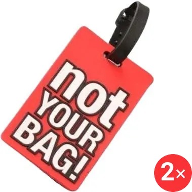 Take it shop Visačky na kufry s originálními nápisy - 4, 2 ks