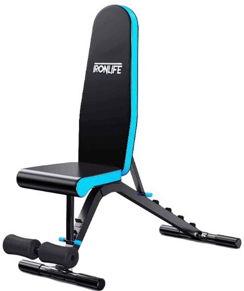 Posilovací lavice IRONLIFE Adjustable Dumbbell Bench 501
