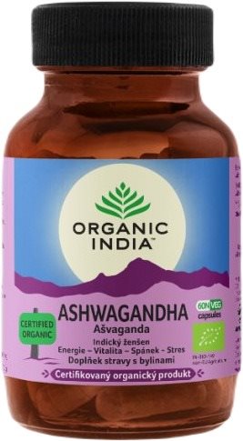 Organic India Ašvaganda - BIO 60 kapslí
