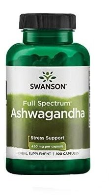Swanson Ashwagandha 450 mg, 100 kapslí