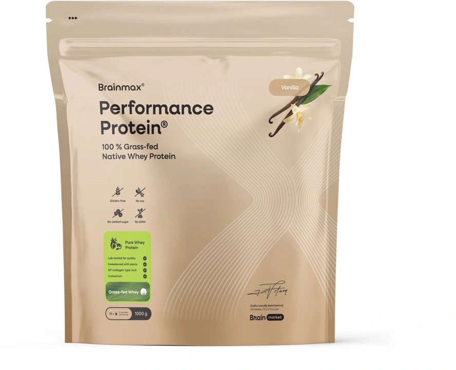 BrainMax Performance Protein 1000g, vanilka