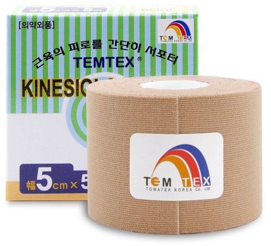 Tejp temtex tape classic béžový 5 cm