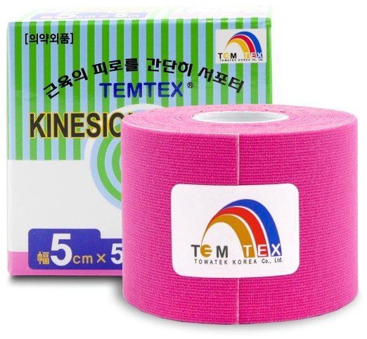 Tejp temtex tape classic růžový 5 cm