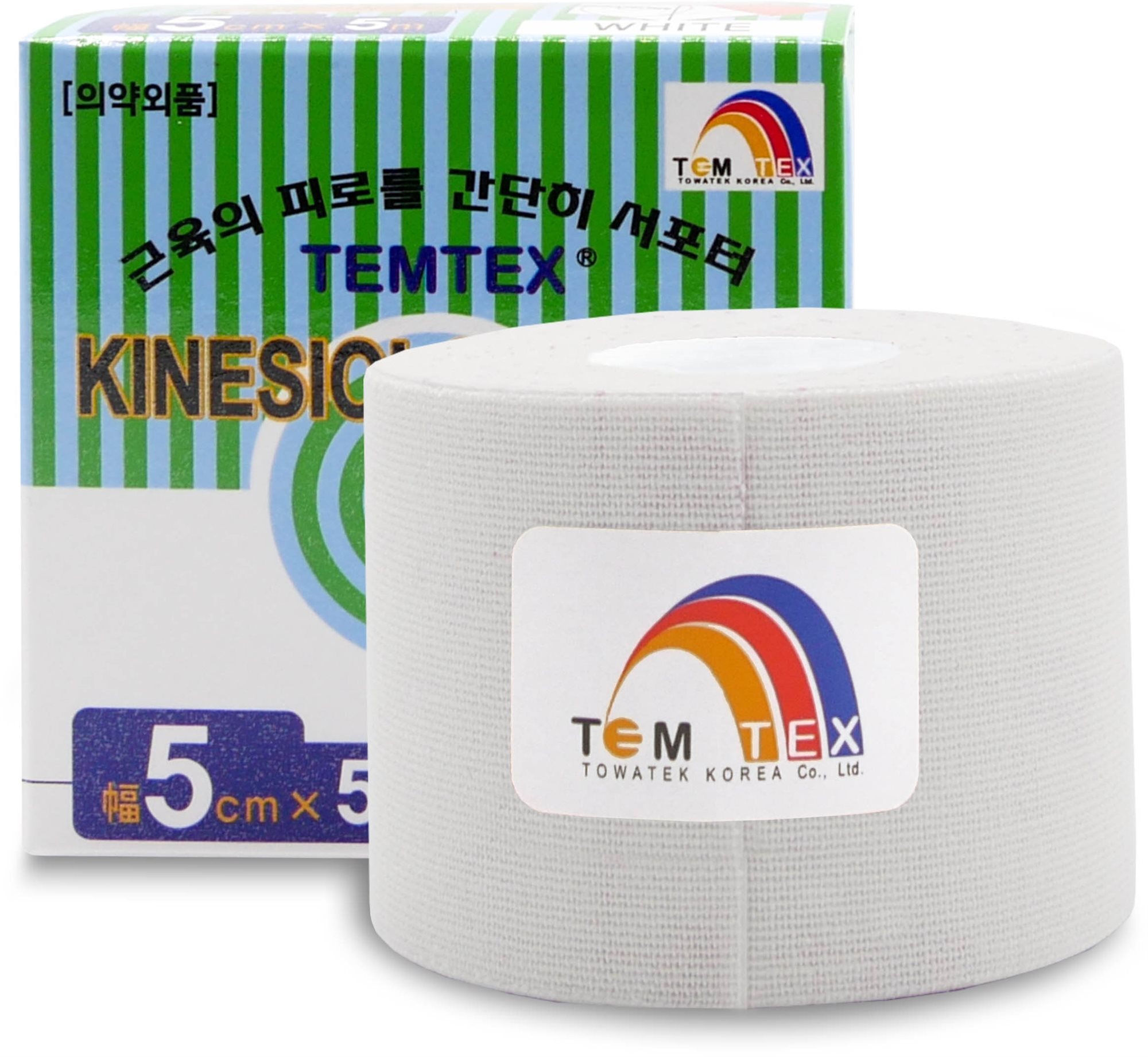 TEMTEX CLASSIC TAPE 5 CM x 5 M Tejpovací páska, bílá, velikost