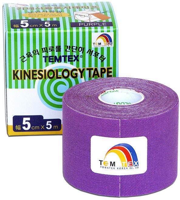 TEMTEX CLASSIC TAPE 5 CM x 5 M Tejpovací páska, fialová, velikost
