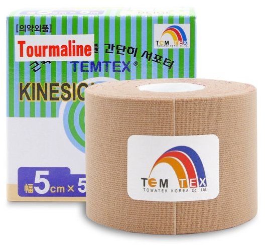 Tejp temtex tape tourmaline béžový 5 cm