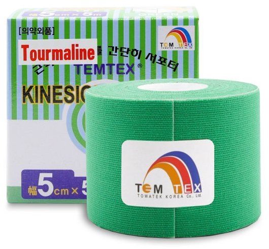 Tejp temtex tape tourmaline zelený 5 cm