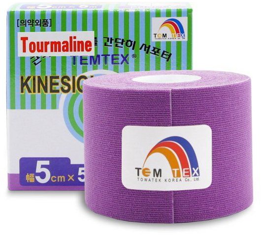 Tejp temtex tape tourmaline fialový 5 cm