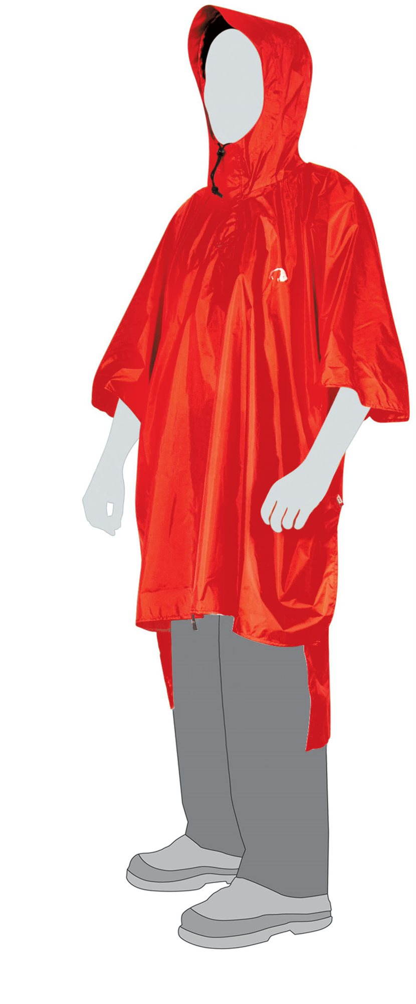 Tatonka Poncho 1 (XS-S) red
