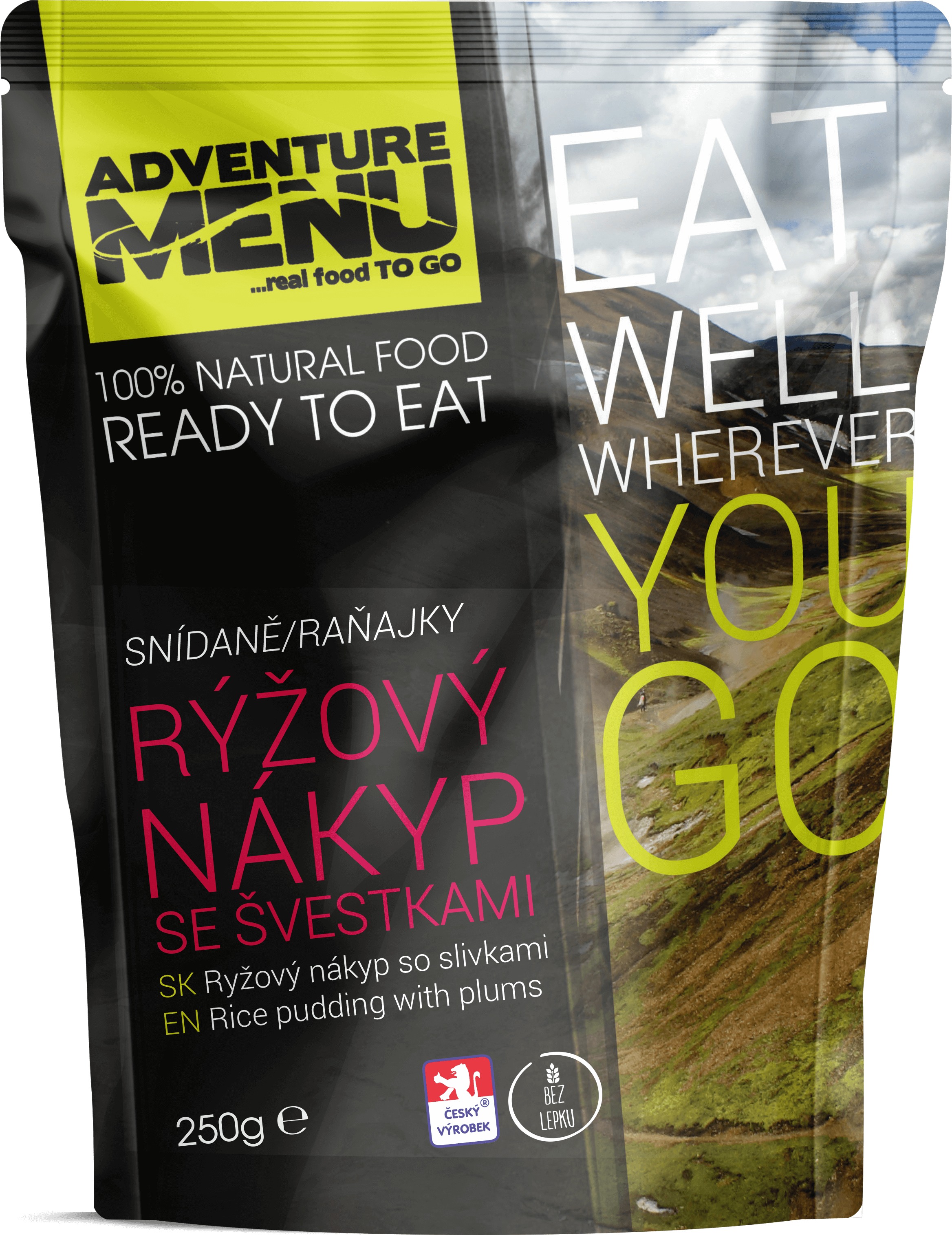 Adventure Menu - Rýžový nákyp se švestkami