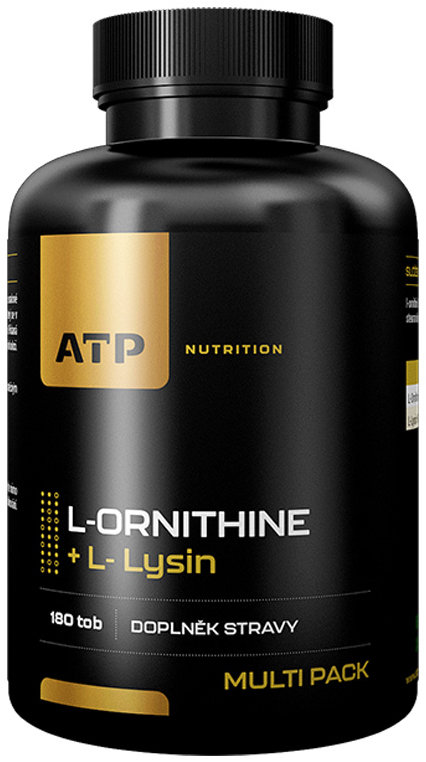 ATP Nutrition L-Ornithine + L-Lysin 180 tob