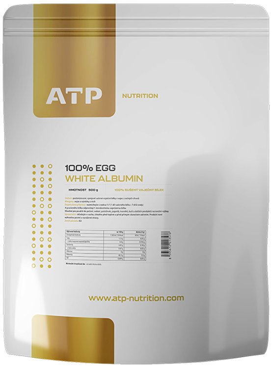 ATP Nutrition 100% Egg White Albumin 500 g