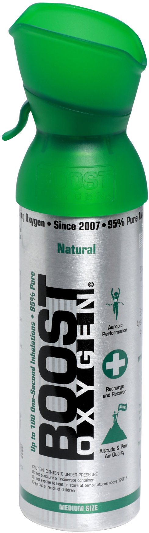 Boost Oxygen doplňkový kyslík v plechovce Přírodní, střední, 5 l