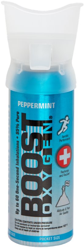 Boost Oxygen doplňkový kyslík v plechovce Peppermint, malý, 3 l
