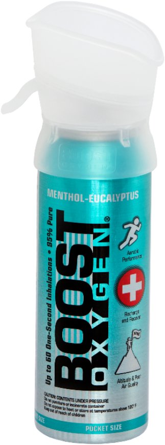 Boost Oxygen doplňkový kyslík v plechovce Mentol Eukalyptus, malý, 3 l