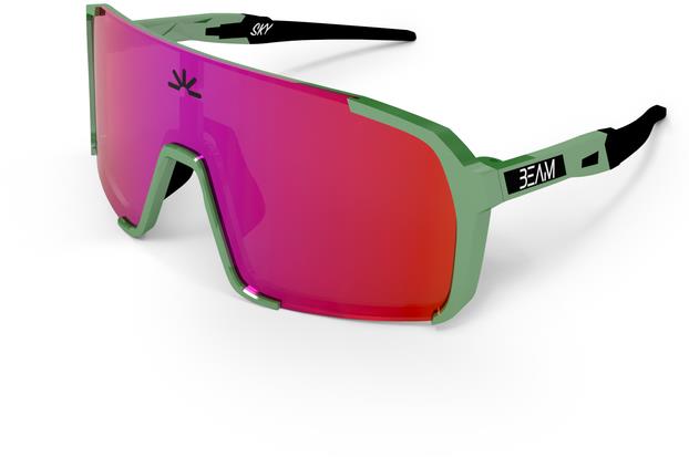 Beam Sky Green, Purple Red