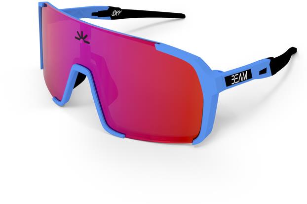 Beam Sky Blue, Purple Red