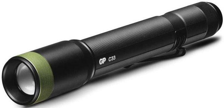 Baterka gp led svítilna c33 + 2x aa baterie gp ultra