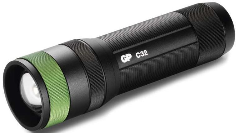 Baterka gp led svítilna c32 + 3x aaa baterie gp ultra