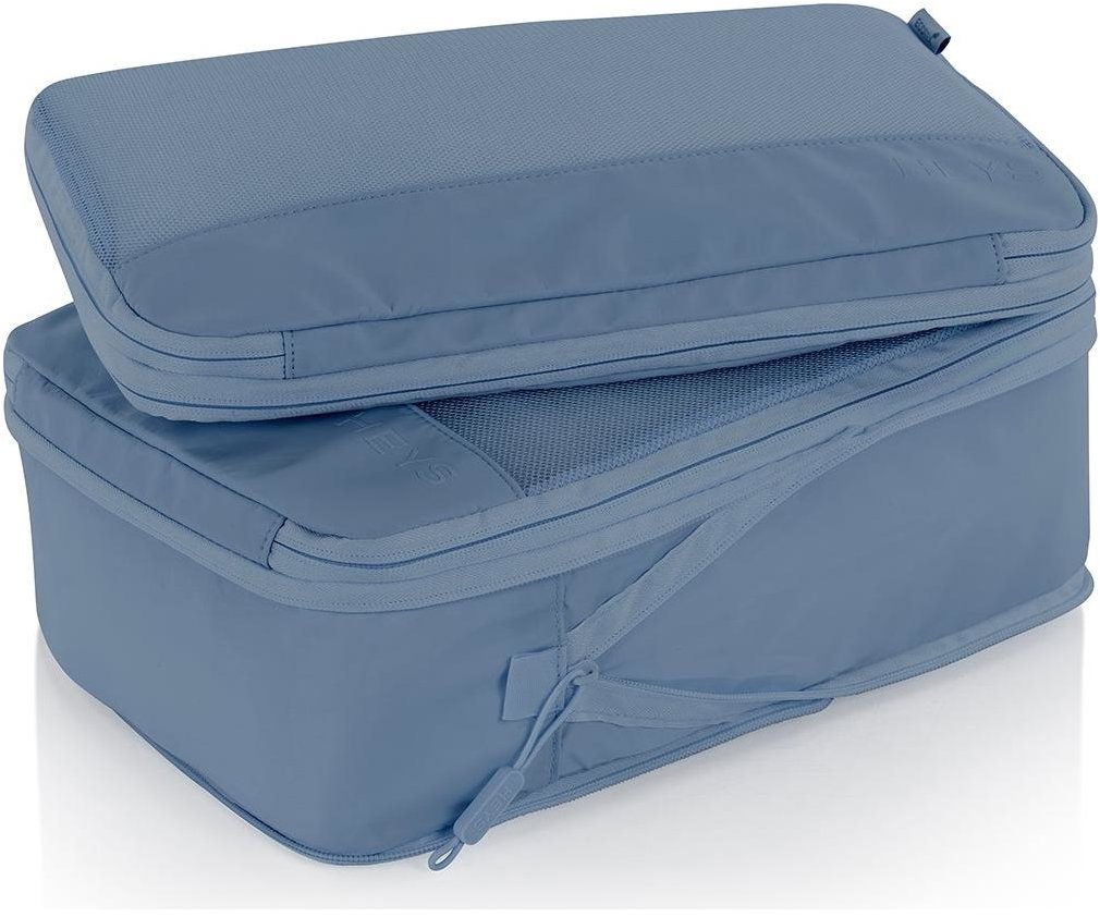 Heys Ecotex Compression Packing Cube 4 pc Set Blue Ocean