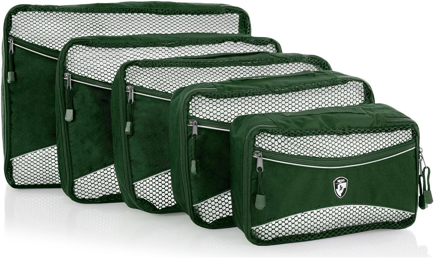 Heys Eco Packing Cube 5 pc Set II Green