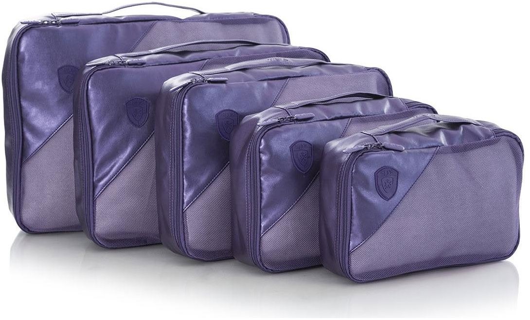 Heys Metallic Packing Cube 5 pc Navy