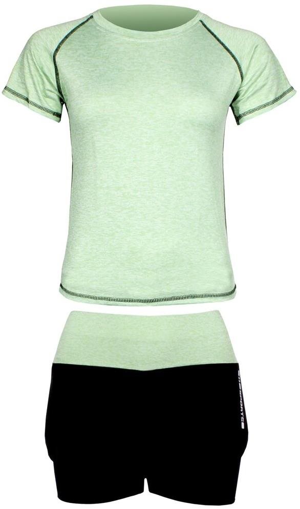Merco Runner Short 2W fitness set zelená M