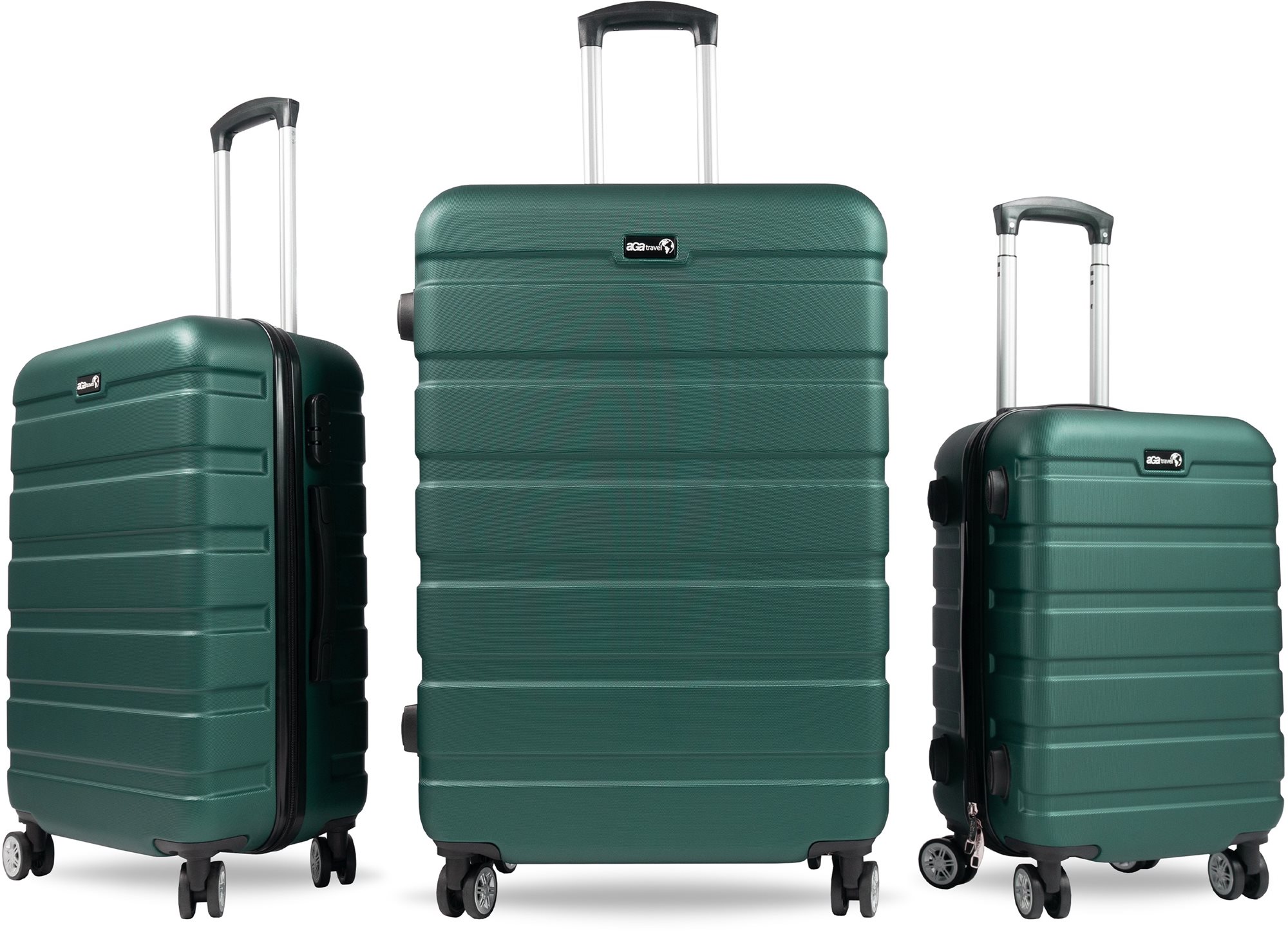 Aga Travel Sada cestovních kufrů MR4650 Zelená
