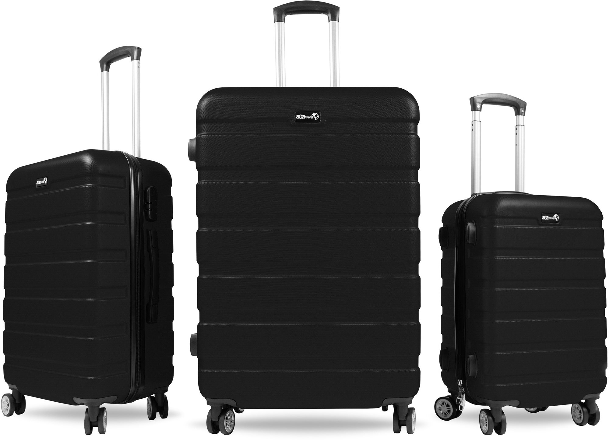 Aga Travel Sada cestovních kufrů MR4650 Černá