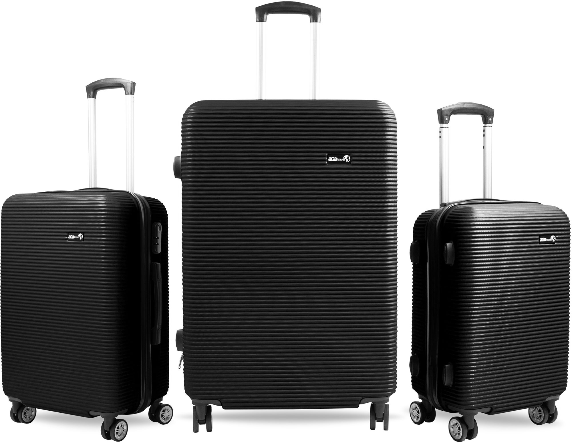 Aga Travel Sada cestovních kufrů MR4651 Černá