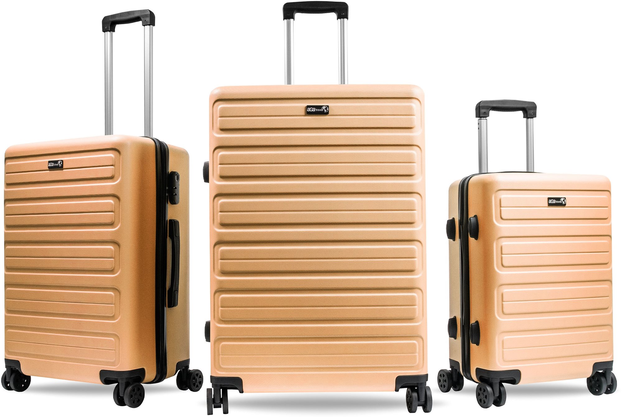 Aga Travel Sada cestovních kufrů MR4657 Oranžová