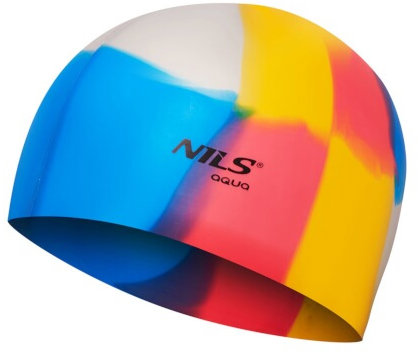 NILS Aqua Silikonová čepice NQC Multicolor M10