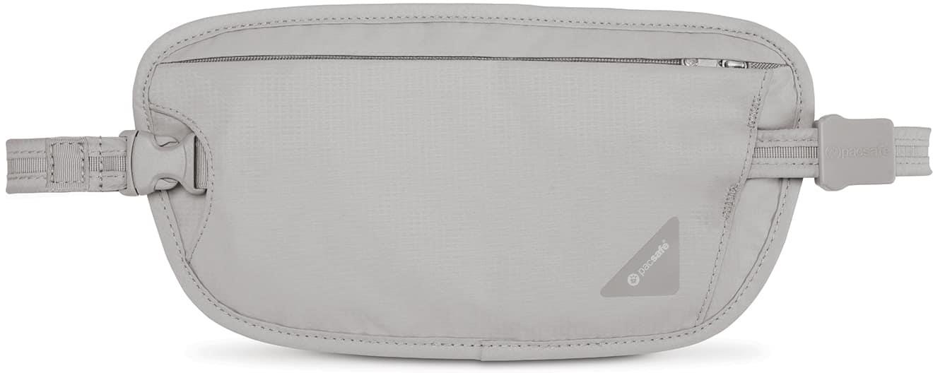 PACSAFE COVERSAFE X100 WAIST WALLET neutral grey