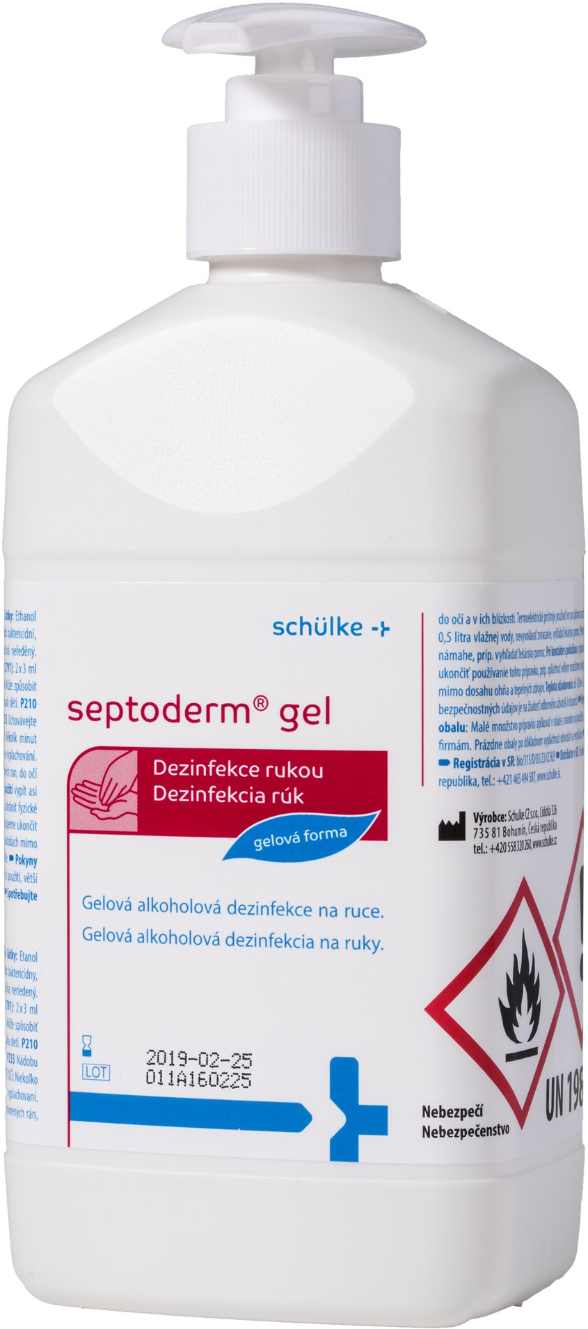 Septoderm Gel s dávkovačem 500 ml