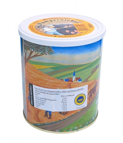 Trek'n eat Trvanlivý chléb pumpernickel v plechovce 500 g