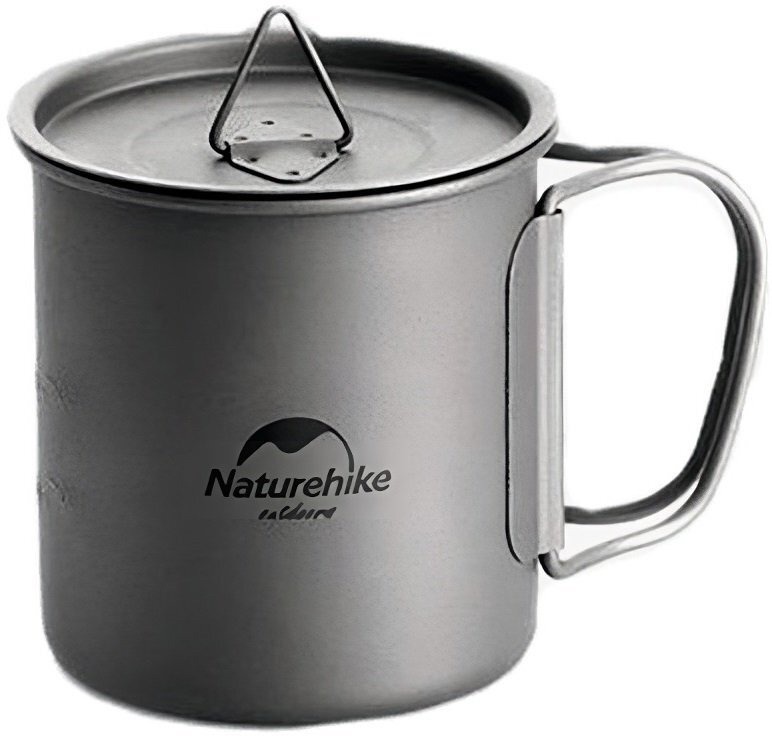 Naturehike Hrneček vč. pokličky 20CJ 450 ml 79 g, titan