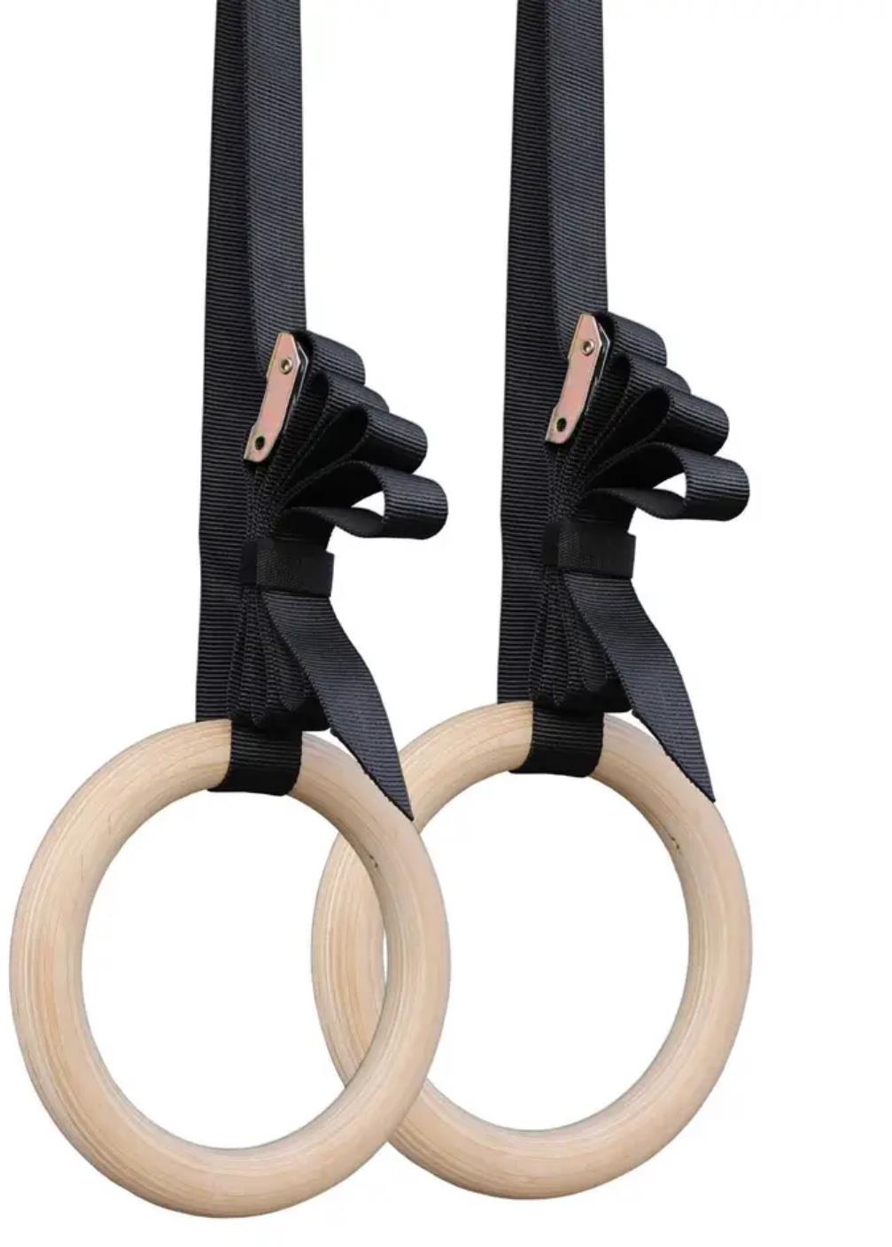 Fitnessline Dřevěné gymnastické kruhy