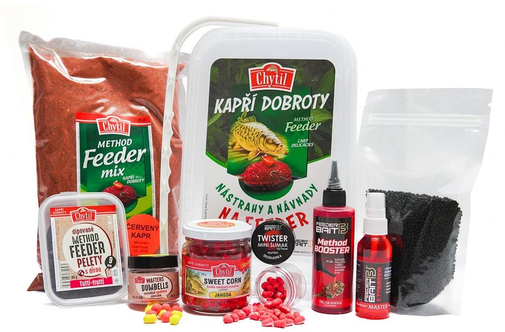 Chytil Kbelík + nástrahy a návnady na feeder