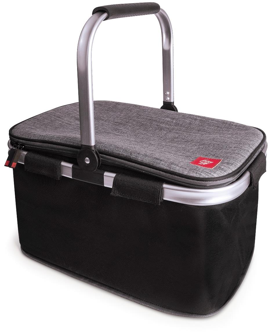 IRIS Barcelona Piknikový termo košík Enjoy life 20 l, černošedý